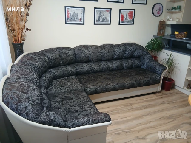 Ъглов диван с дясна част , снимка 3 - Дивани и мека мебел - 51221054
