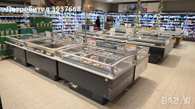 Островна хладилна витрина Carrier с плъзгащи врати на контакт, снимка 5 - Витрини - 53442791