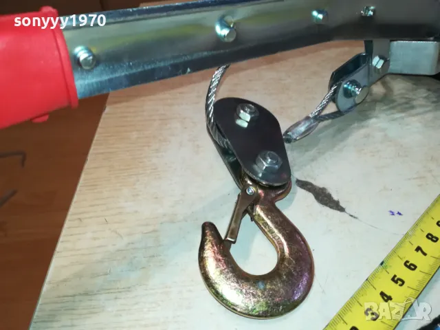 2 ТОНА ЛЕБЕДКА РЪЧНА СЪС СТОМАНЕНО ВЪЖЕ 2401251919, снимка 15 - Други инструменти - 48815641