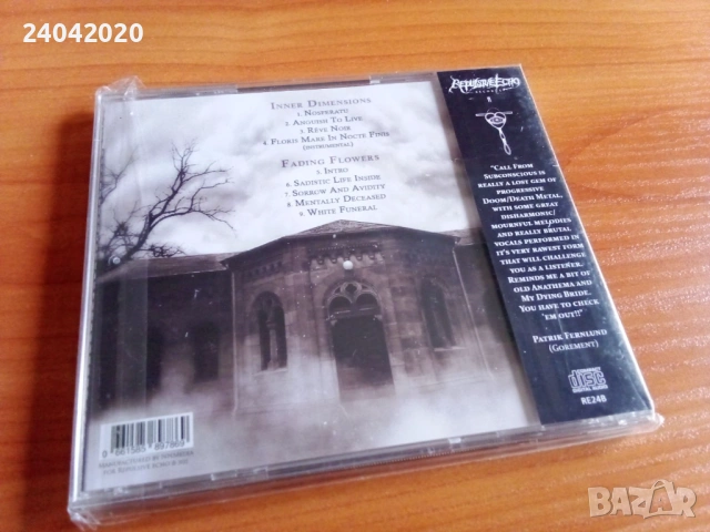 NEW! Call From Subconscious – Sorrow And Avidity CD old school doom/death metal from Germany, снимка 2 - CD дискове - 53281522