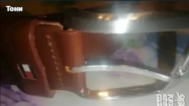 TOMMY HILFIGER Оригинал Нов Дамски Колан Изцяло от Естествена Кожа 100см., снимка 6 - Колани - 52436922