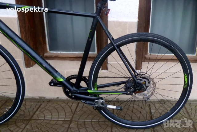 ЕксЗайт Спорт ! Трекинг-Фитнес велосипед ! 1х8 скорости ! Хидравлики диск !, снимка 6 - Велосипеди - 52334944