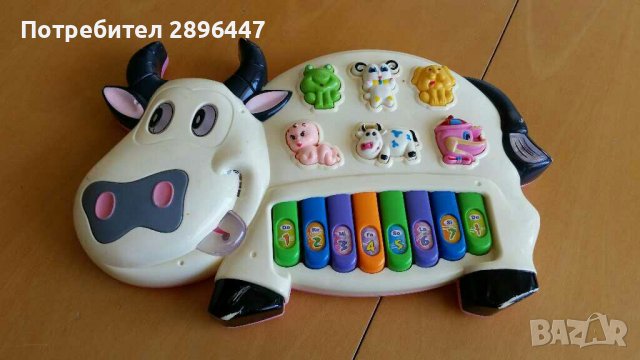 Музикална кравичка, снимка 2 - Музикални играчки - 37366927