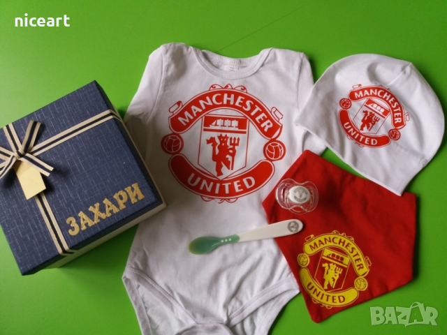 Бебешко боди Манчестър Юнайтед, снимка 6 - Бодита за бебе - 31793752