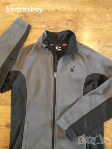 Spyder full Zip - страхотно мъжко горнище S, снимка 2 - Спортни дрехи, екипи - 48272829