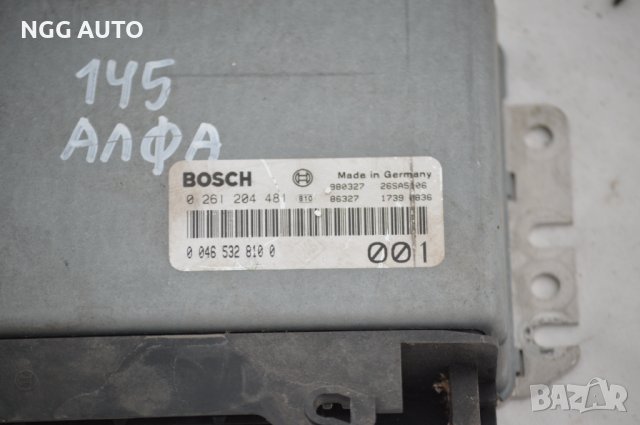 Компютър Двигател ECU за Alfa Romeo 145 1.4 TS TwinSpark, BOSCH, 0 261 204 481, 0 046 454 805 0, снимка 2 - Части - 40271416