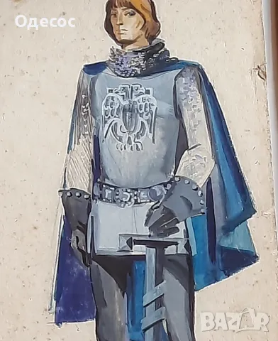 Стара картина на худ. Асен Попов 1895-1976 х., снимка 4 - Антикварни и старинни предмети - 49844186