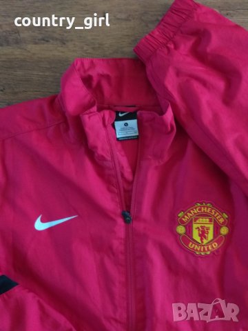 Nike Manchester United - страхотно мъжко горнище, снимка 3 - Спортни дрехи, екипи - 28257873