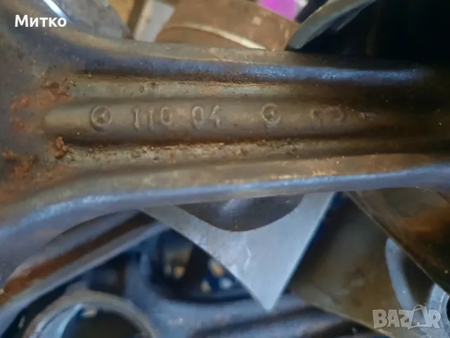 Ретро колянов вал с бутала и биели за 6 цилиндров редови двигател за Мерцедес мотор М 180 , снимка 16 - Части - 49062140