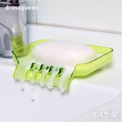 2606 Поставка за гъба или сапун с отцеждане на водата сапунерка с вакуум, снимка 2 - Други стоки за дома - 44126113