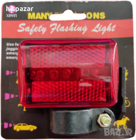 Лед LED лампа за велосипед повишаваща безопасността на колоездене, снимка 1