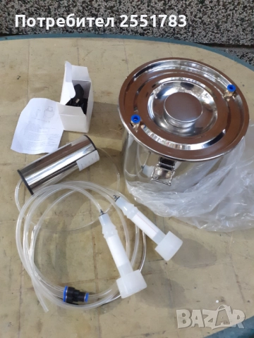 Доилен апарат за кози и овце 5л, снимка 2 - За селскостопански - 52271514