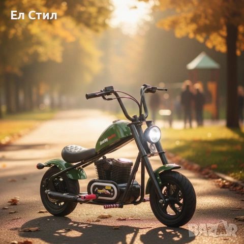 Електрически мини скутер C12B Harley baby, снимка 5 - Детски велосипеди, триколки и коли - 53583129