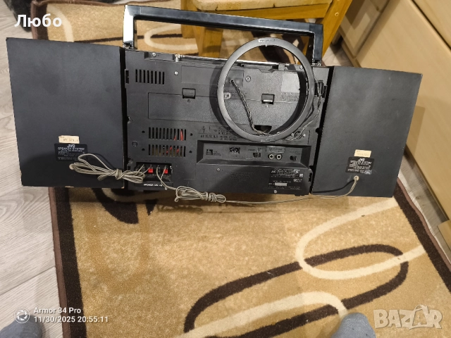 Радиокасетофон JVC pc w310, снимка 5 - Радиокасетофони, транзистори - 52596332