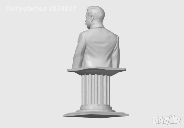 ГОЦЕ ДЕЛЧЕВ (бюст, статуетка), снимка 5 - Статуетки - 53453462