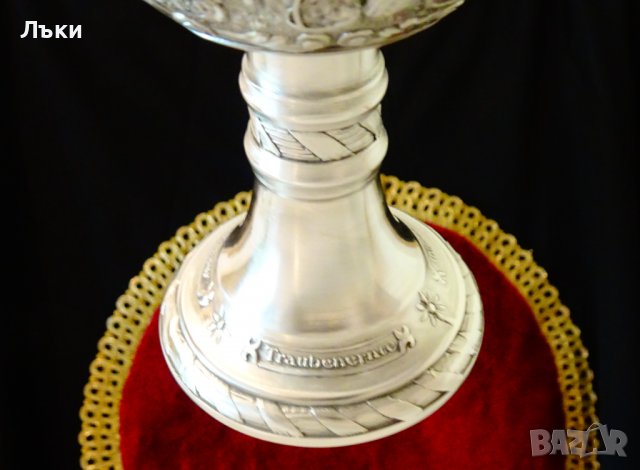 Калаен бокал за вино,битови селски картини. , снимка 6 - Антикварни и старинни предмети - 37054355