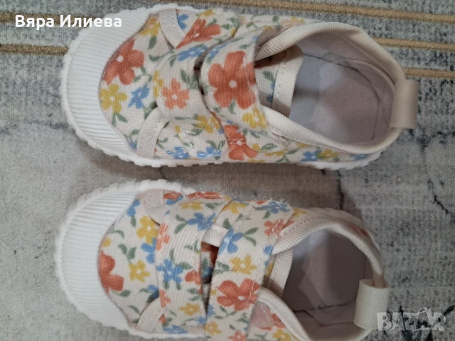 Детски обувки от плат за момиче 21