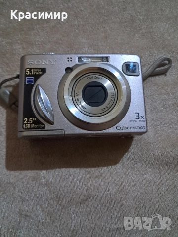 Фотоапарат Sony cyber shot DSC-W5, 5 Mp, снимка 3 - Фотоапарати - 52369881