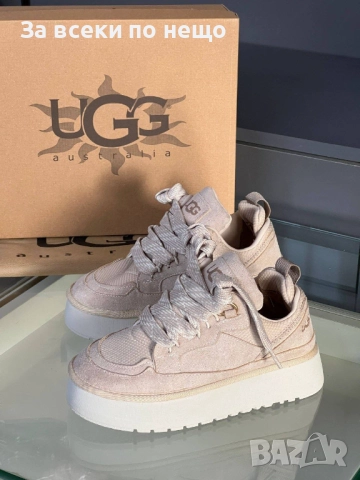 UGG Дамски Бежови Маратонки🔝Дамски Спортни Обувки В Бежов Цвят ЮДЖИДЖИ🔝Кецове Код E902