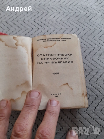 Стар статистически справочник НРБ 1965, снимка 3 - Други ценни предмети - 53198833