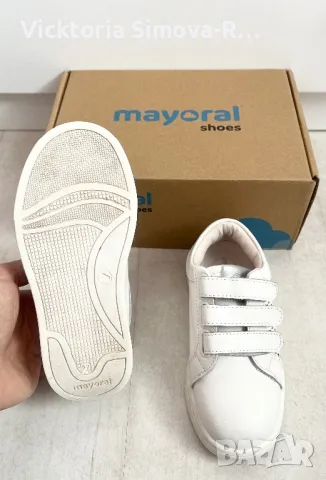 Бели кецове Mayoral, 27 номер, снимка 2 - Детски маратонки - 47297868