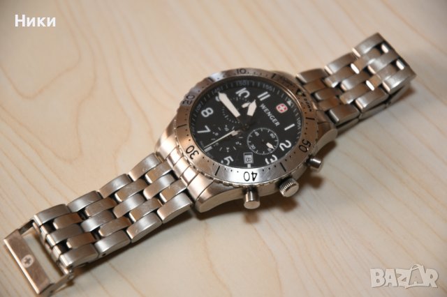 Продавам швейцарски часовник WENGER хронометър, снимка 8 - Мъжки - 39626160