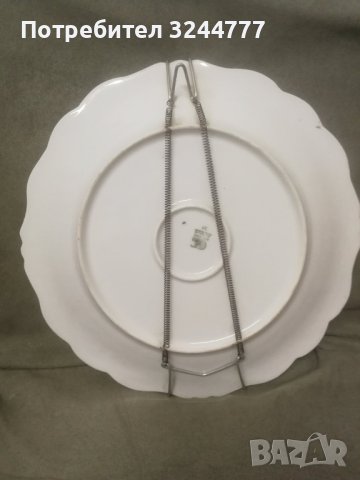Порцеланова чиния за украса, снимка 2 - Други - 43232416
