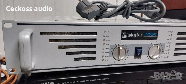 Усилвател SKYTEC PRO 240, снимка 4 - Ресийвъри, усилватели, смесителни пултове - 53383262