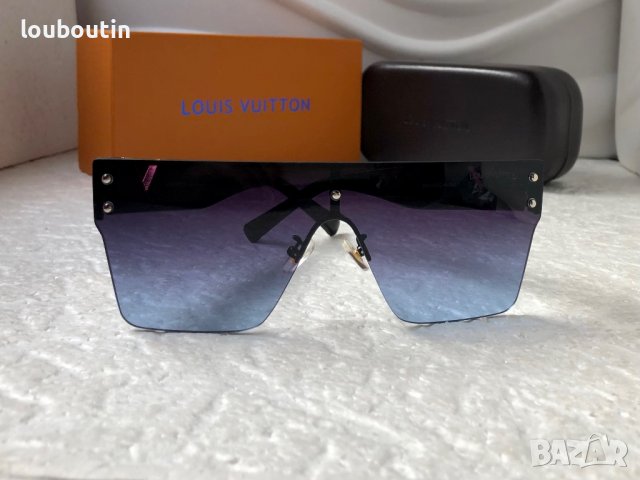 -25 % разпродажба  Louis Vuitton 2023 висок клас мъжки слънчеви очила маска, снимка 5 - Слънчеви и диоптрични очила - 38999948