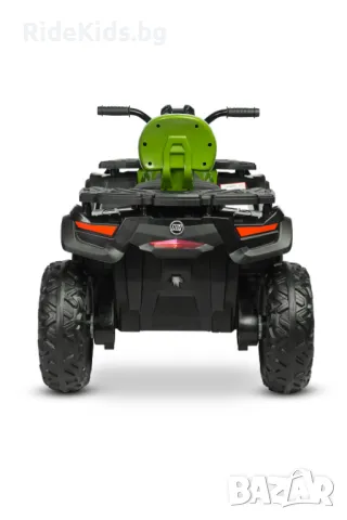 Акумулаторен детски Quad 24V, 4x4, Музикален модул с Bluetooth и USB | Ева Гуми, Зелен, снимка 6 - Детски велосипеди, триколки и коли - 50409569