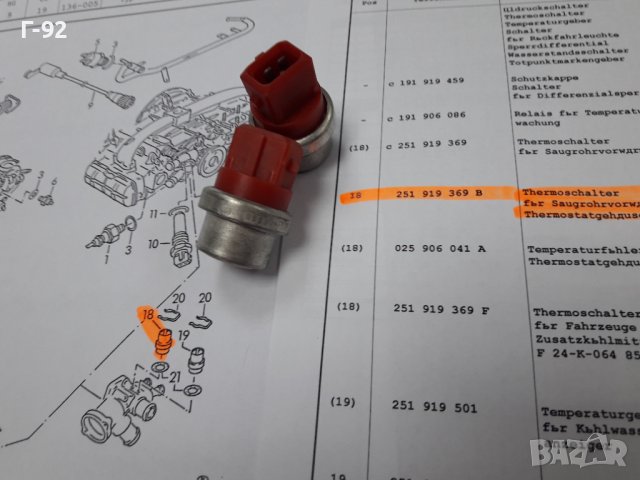 251919369B**NEU**VAG**VW**AUDI**ТЕМПЕРАТУРЕН  ДАТЧИК  ** 
