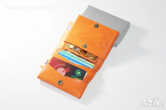 Вертикален оригами портфейл, снимка 4 - Портфейли, портмонета - 53261054