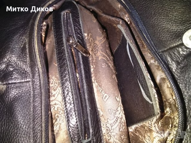 Женска чанта маркова на Десисан естествена кожа 33х22х17см, снимка 14 - Чанти - 40430737