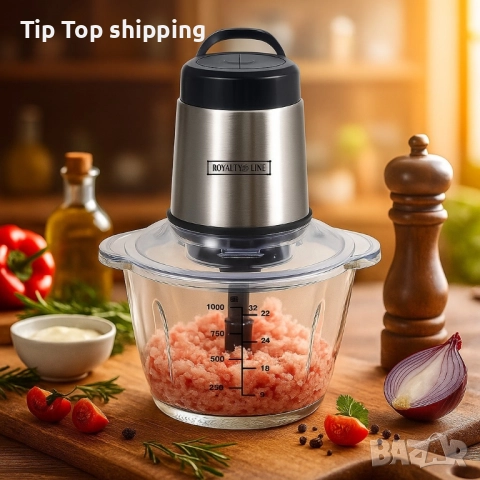 Електрически чопър Royalty Line MCE-300.34.1, снимка 3 - Блендери - 51689448