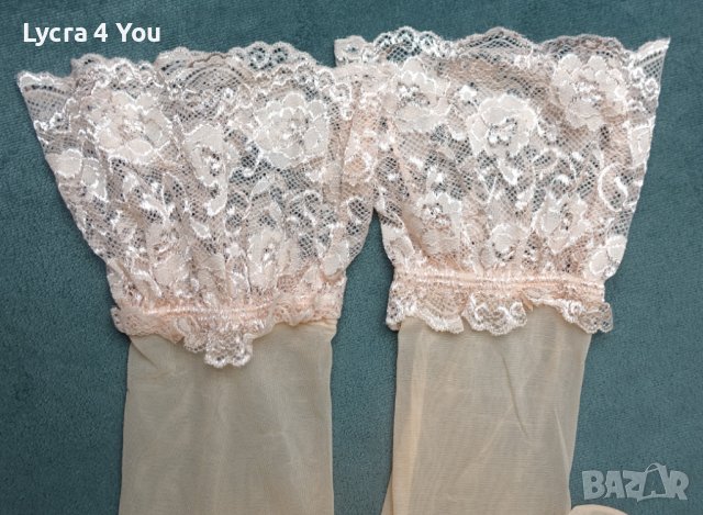 M/L чорапи за жартиери с широка богата дантела, снимка 2 - Бельо - 39355577