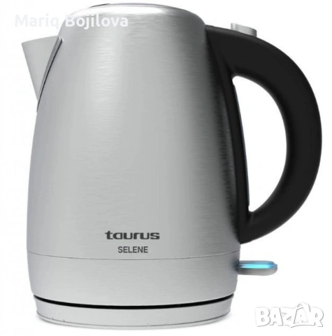 Електрическа кана Taurus Selene – 2200W, 1.7L, 360° основа, неръждаема стомана, авто изключване, снимка 6 - Кани - 53225636