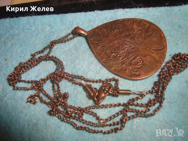 ДЪРВОТО на ЖИВОТА ПОЗЛАТЕН АРТ ПЕНДАНТ МЕДАЛЬН КОЛИЕ ОГЪРЛИЦА с ФИНА ВЕРИЖКА 14377, снимка 7 - Колиета, медальони, синджири - 35352919