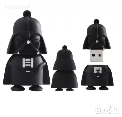 Флашка 32 гб. Дарт Вейдър Star Wars Dart Vader междузвездни войни , The Mandalorian , снимка 1 - USB Flash памети - 27464895
