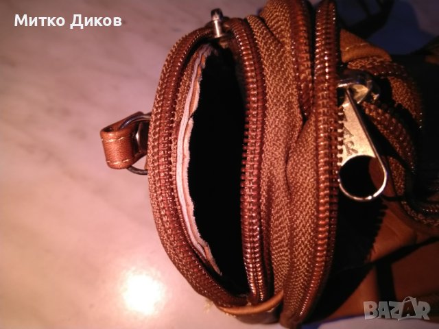 Чанта за през рамо сгъваема естествена кожа нова 140х103х90мм и 103х100х55мм, снимка 6 - Чанти - 43991010