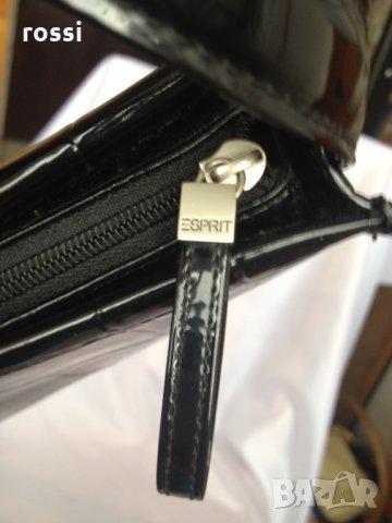 Оригинална чанта ESPRIT естествена кожа дамска нова, снимка 5 - Чанти - 35583969