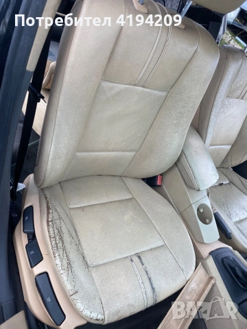 Bmw x3 e83 кожен салон комплект 60 евро , снимка 2 - Части - 53529600
