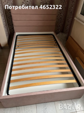 Неизползвано тапицирано легло "Салвадор" 120/200см., снимка 1
