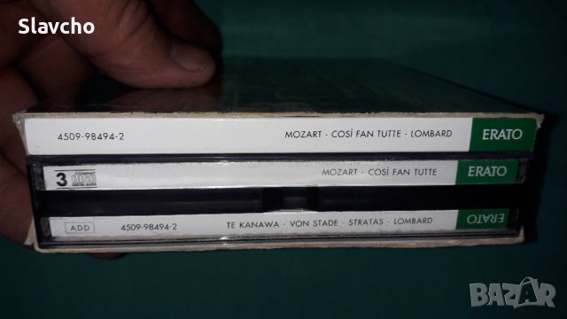 Дискове на - Волфганг Амадеус Моцарт/ MOZART BOX 3 CD COSI FAN TUTTE/ ALAIN LOMBARD, снимка 3 - CD дискове - 42961559