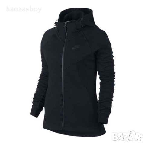NIKE W NSW TCH FLC HOODIE FZ - страхотно дамско горнище ХС, снимка 2 - Спортни екипи - 43780554