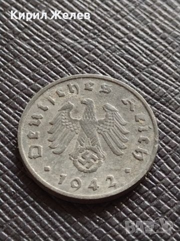 ДВЕ МОНЕТИ 1 райхспфенинг 1941 - 1942г. НАЦИСТКА ГЕРМАНИЯ ТРЕТИ РАЙХ С СВАСТИКА 31571, снимка 4 - Нумизматика и бонистика - 38459565