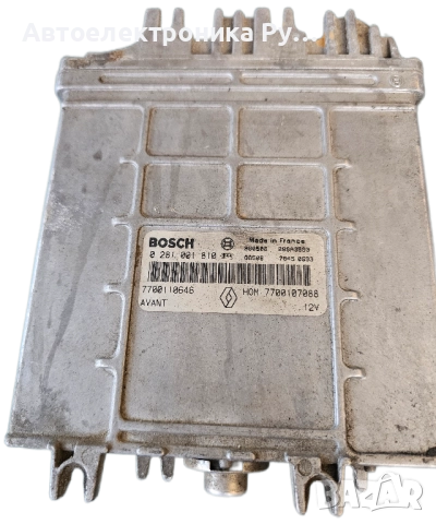 компютър RENAULT MEGANE 1.9 DTI BOSCH 0 281 001 810, 0281001810, HOM 7700107088, 7700110646 