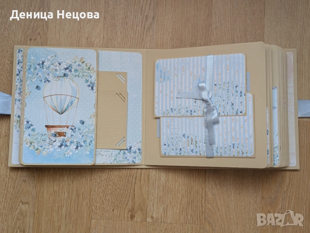 Детски ръчно изработен албум за снимки, подарък за погача, подарък за дете, рожден ден, снимка 5 - Други - 53428211