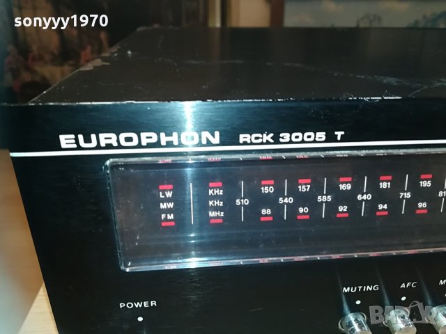 EUROPHON RCK3005T-STEREO TUNER-SWITZERLAND 1305211102, снимка 6 - Ресийвъри, усилватели, смесителни пултове - 32859833