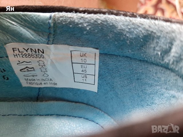 Английски Черни Мокасини от Велур 'Hush Puppies'-No:45 , снимка 7 - Мокасини - 36803456