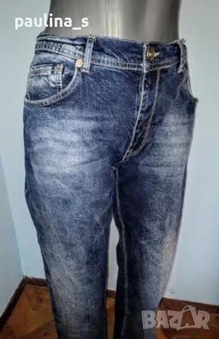 Три броя / Еластични дънки класик Denim и слим фит / голям размер , снимка 12 - Дънки - 28343144